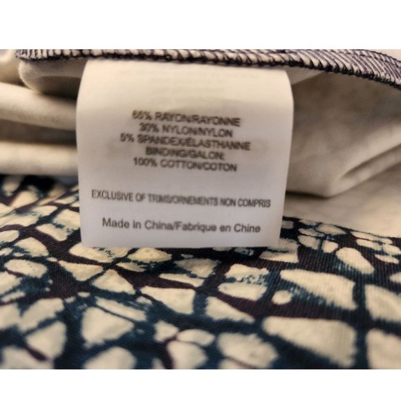 Tory Burch XL navy and white dress with pockets - Picture 8 of 10